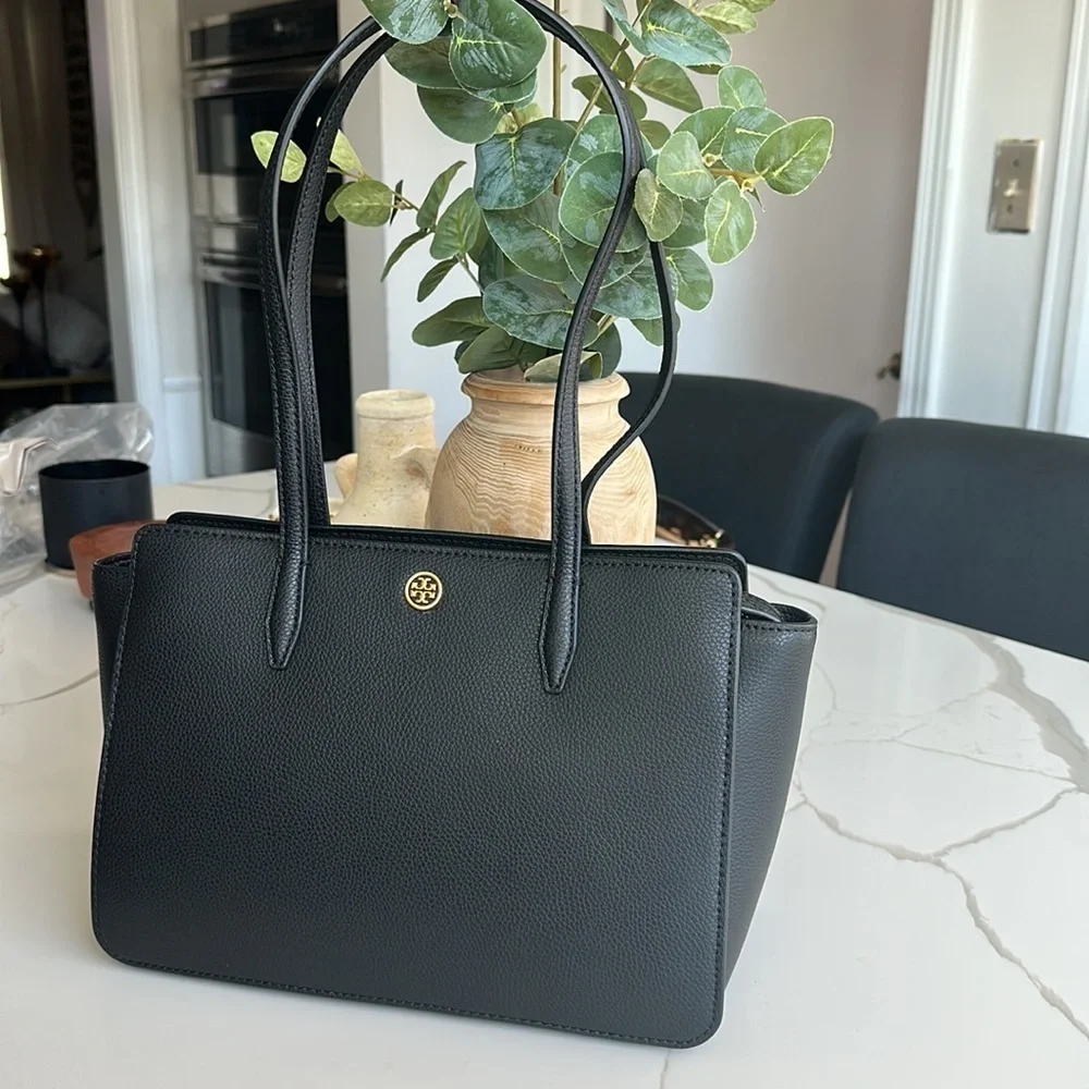 Tory Burch Robinson Small Leather Tote
